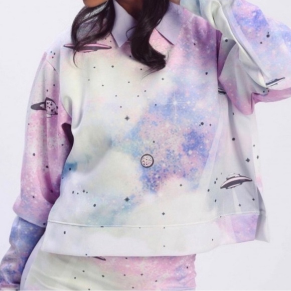 Wildfox Space Cadet Pop Art Pullover Sweater - Picture 2 of 6